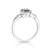 Thumbnail Image 3 of 9ct White Gold Sapphire & Diamond Ring