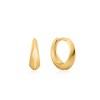 Thumbnail Image 0 of Ania Haie 14ct Yellow Gold Plated Spike Small Hoop Earrings