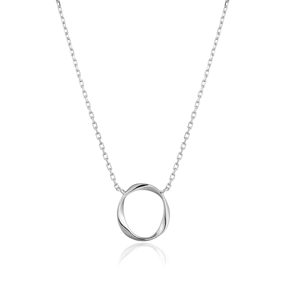 Ania Haie Sterling Silver Swirl Necklace