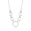 Thumbnail Image 1 of Ania Haie Sterling Silver Horseshoe Link Necklace