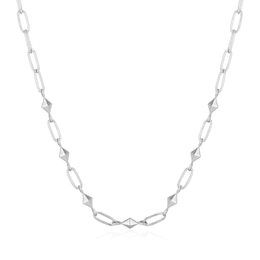 Ania Haie Sterling Silver Heavy Spike Necklace