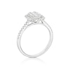 Thumbnail Image 3 of 9ct White Gold Cluster Halo 0.50ct Diamond Ring