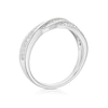 Thumbnail Image 3 of 14ct White Gold Eternity Twist 0.25ct Diamond Ring