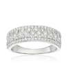 Thumbnail Image 1 of 14ct White Gold Multi Row Eternity 0.50ct Diamond Ring