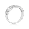 Thumbnail Image 3 of 14ct White Gold Multi Row Eternity 0.50ct Diamond Ring