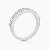 Thumbnail Image 2 of 14ct White Gold Double Row Eternity 0.46ct Diamond Ring