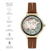 Thumbnail Image 2 of Radley Series 48 Women's Amoled Black Dial Congac Leather Strap Smartwatch