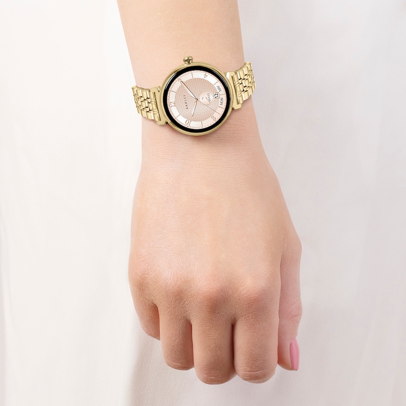 Main Image 3 of Radley Series 48 Women's Amoled Black Dial Gold Tone Stainless Steel Bracelet Smartwatch