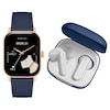 Thumbnail Image 1 of Radley Series 56 Women's Black Dial Navy Silicone Strap Smartwatch with True Wireless Earphones