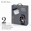 Thumbnail Image 6 of Radley Series 56 Women's Black Dial Navy Silicone Strap Smartwatch with True Wireless Earphones