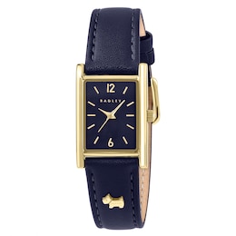 Radley Women's Blue Dial Ink Navy Leather Strap Watch