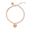 Thumbnail Image 2 of Radley Rose Tone Stone Set Navy Ink Strap Watch & 18ct Rose Gold Plated Heart Charm Bracelet Set
