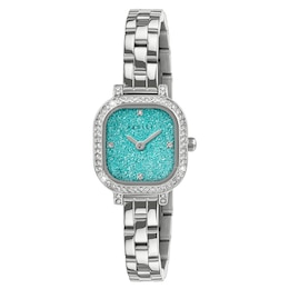 Radley Women's Blue Dial Crystal Set Silver Tone Bracelet Watch