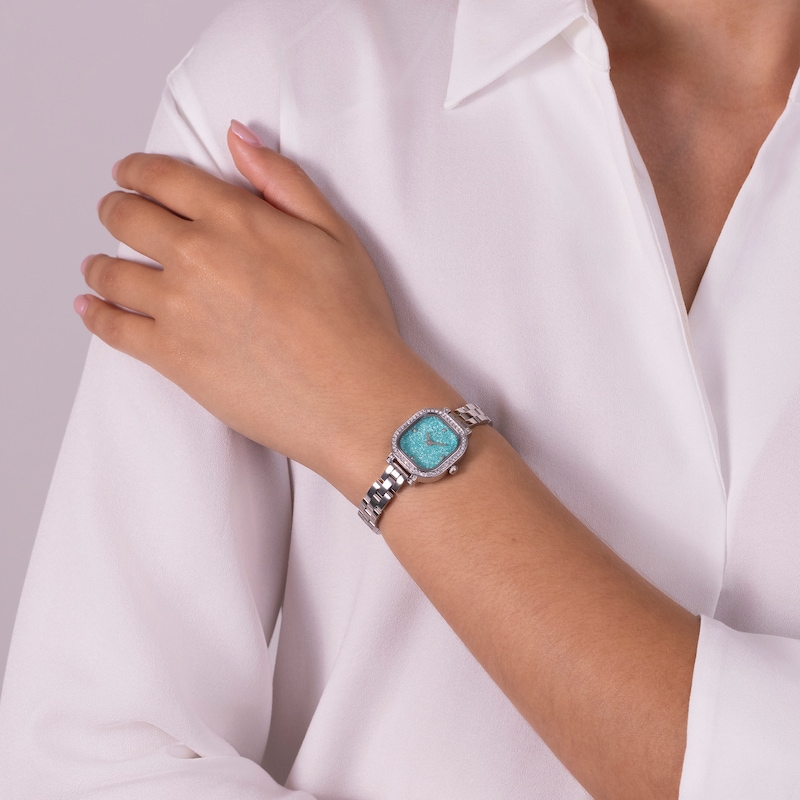 Main Image 2 of Radley Women's Blue Dial Crystal Set Silver Tone Bracelet Watch