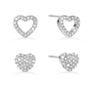 Thumbnail Image 2 of Radley Stone Set Pink Mother Of Pearl Dial Bracelet Watch & Twinpack Stone Set Heart Earrings Set
