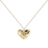 Thumbnail Image 1 of Radley 18ct Yellow Gold Plated Hammered Heart Necklace