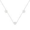 Thumbnail Image 1 of Radley Silver Plated Mother Of Pearl Heart Flower Friendship Necklace