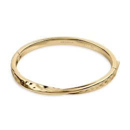 Radley 18ct Rose Gold Plated Hammer Effect Bangle