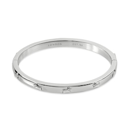 Radley Sterling Silver Plated Jumping Dog Bangle
