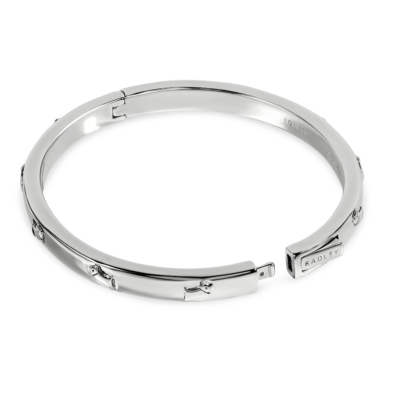 Main Image 2 of Radley Sterling Silver Plated Jumping Dog Bangle