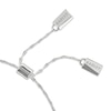 Thumbnail Image 3 of Radley Silver Plated Mother Of Pearl Heart Flower Friendship Bracelet