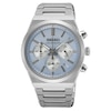 Thumbnail Image 1 of Seiko Essential Time Men's Blue Dial Chronograph Stainless Steel Bracelet Watch