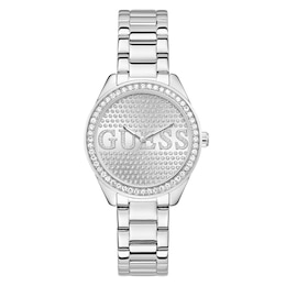 Guess Sloane Women's Silver-Tone Dial & Stainless Steel Bracelet Watch