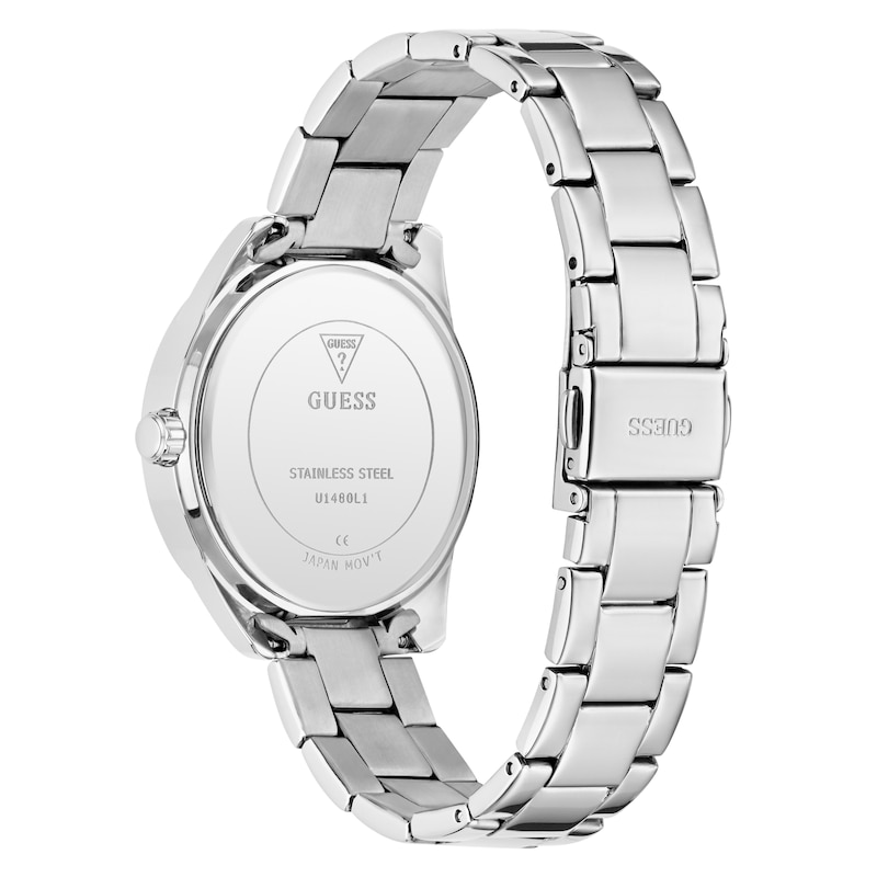 Main Image 3 of Guess Sloane Women's Silver-Tone Dial & Stainless Steel Bracelet Watch