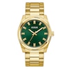 Thumbnail Image 1 of Guess Green Dial & Gold Tone Bracelet Watch