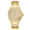 Thumbnail Image 1 of Guess Men's 44mm Gold Tone Glitz Dial & Gold Tone Stainless Steel Bracelet Watch