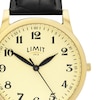 Thumbnail Image 2 of Limit Men's Matte Cream Dial Black Croc Grain PU Strap Watch