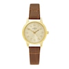 Thumbnail Image 1 of Limit Women's Champagne Dial Brown Croc Grain PU Strap Watch