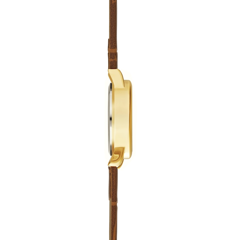 Main Image 4 of Limit Women's Champagne Dial Brown Croc Grain PU Strap Watch
