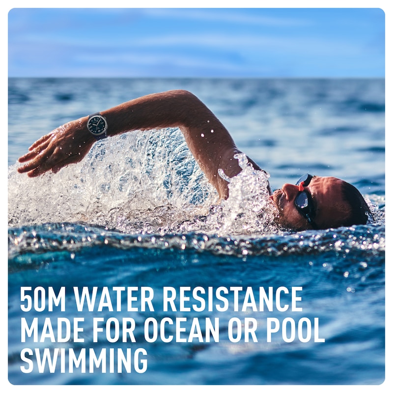 Main Image 2 of Reflex Active Sea Venture Swim-Safe AMOLED GPS Blue Silicone Strap Smartwatch