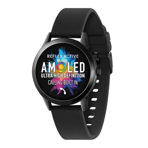 Reflex Active Series 31 AMOLED Display Black Silicone Strap 