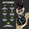 Thumbnail Image 2 of Reflex Active Series 31 AMOLED Gold Stainless Steel Bracelet Smartwatch