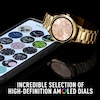 Thumbnail Image 5 of Reflex Active Series 31 AMOLED Gold Stainless Steel Bracelet Smartwatch