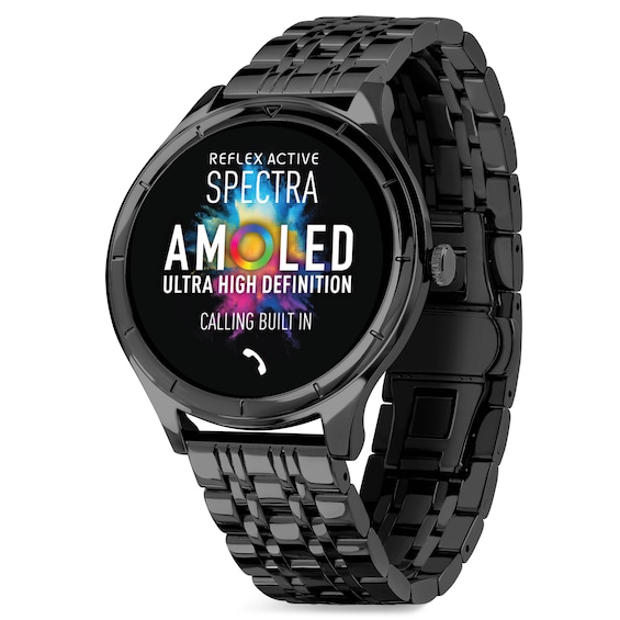 Reflex Active Spectra AMOLED Display Black Stainless Steel B