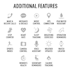 Thumbnail Image 5 of Reflex Active Spectra AMOLED Display Black Stainless Steel Bracelet Smartwatch