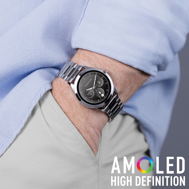 Main Image 4 of Reflex Active Series 31 AMOLED Display Stainless Steel Bracelet Smartwatch