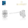Thumbnail Image 1 of Harriet 9ct White Gold 0.50ct Lab-Grown Diamond Oval Stud Earrings