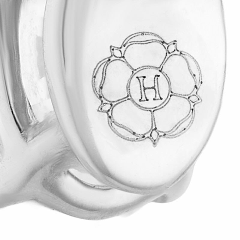 Main Image 3 of Harriet 9ct White Gold 0.50ct Lab-Grown Diamond Oval Stud Earrings