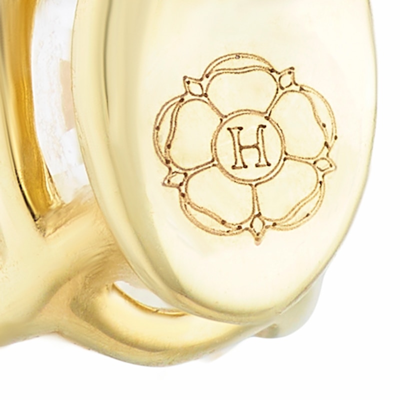 Main Image 3 of Harriet 9ct Yellow Gold 0.50ct Lab-Grown Diamond Oval Stud Earrings