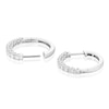 Thumbnail Image 2 of Harriet Sterling Silver 0.50ct Lab-Grown Diamond Round Hoop Earrings