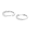 Thumbnail Image 2 of Harriet Sterling Silver 1ct Lab-Grown Diamond Round Hoop Earrings