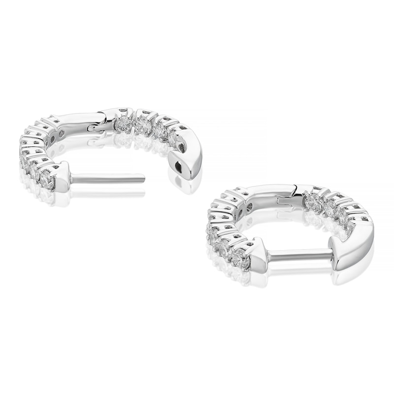 Main Image 2 of Harriet Sterling Silver 0.50ct Lab-Grown Diamond Hoop Earrings