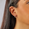 Thumbnail Image 4 of Harriet Sterling Silver 0.50ct Lab-Grown Diamond Hoop Earrings