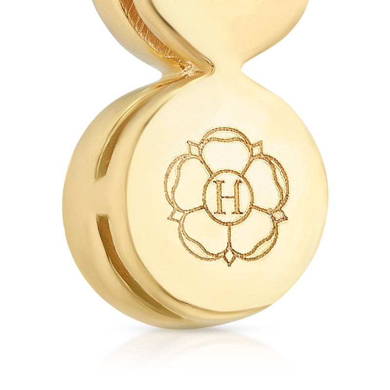 Main Image 3 of Harriet Sterling Silver & 18ct Yellow Gold Plated Vermeil 1ct Lab-Grown Diamond Graduate Dew Drop Stud Earrings