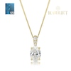 Thumbnail Image 1 of Harriet 9ct Yellow Gold 0.50ct Lab-Grown Diamond Oval Pendant Necklace