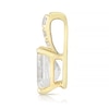 Thumbnail Image 4 of Harriet 9ct Yellow Gold 0.50ct Lab-Grown Diamond Emerald Cut Pendant Necklace